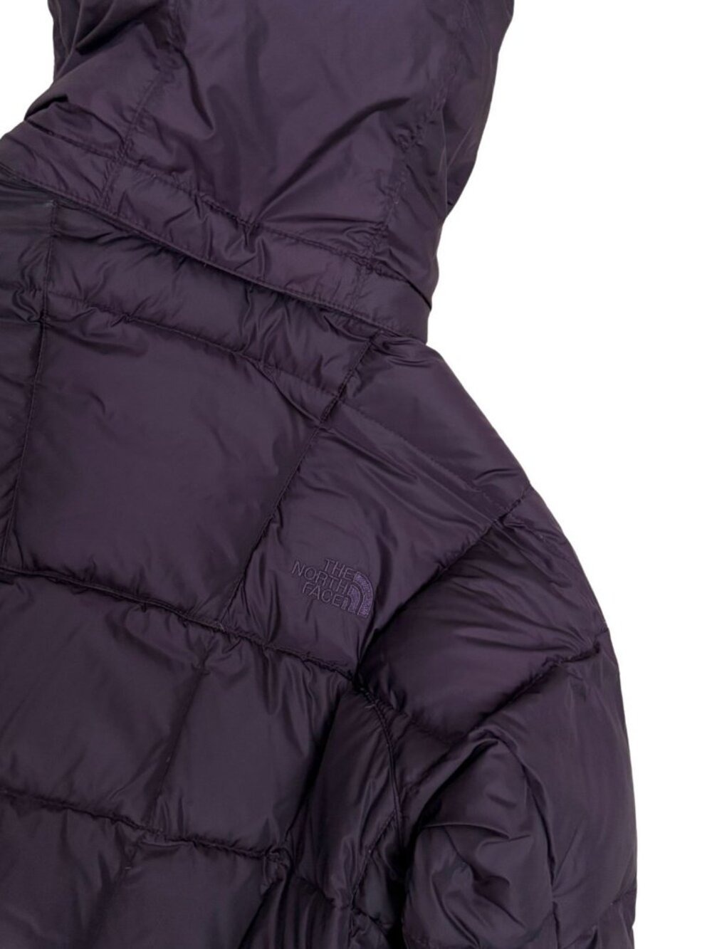 The North Face 600 Down Fill Long Coat Winter Puffer Parka Jacket Womens Small - Picture 5 of 9